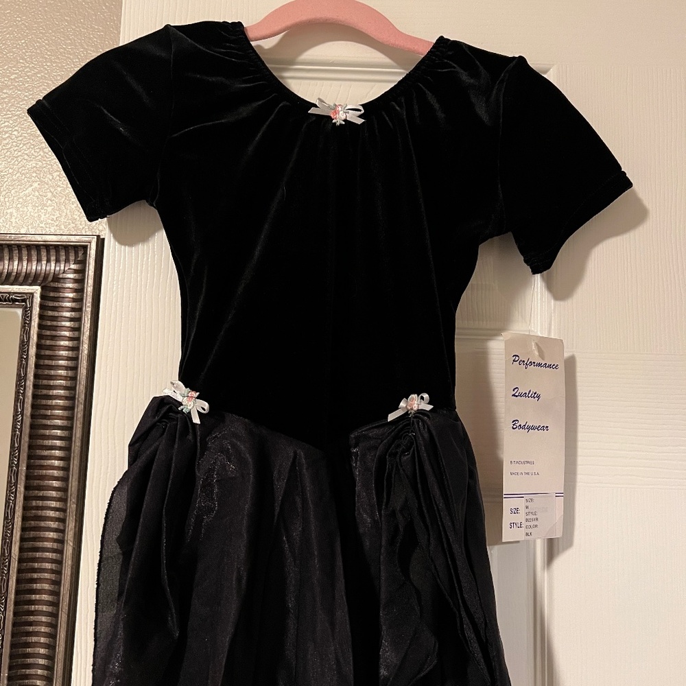 Black kids Leotard 4/6 size